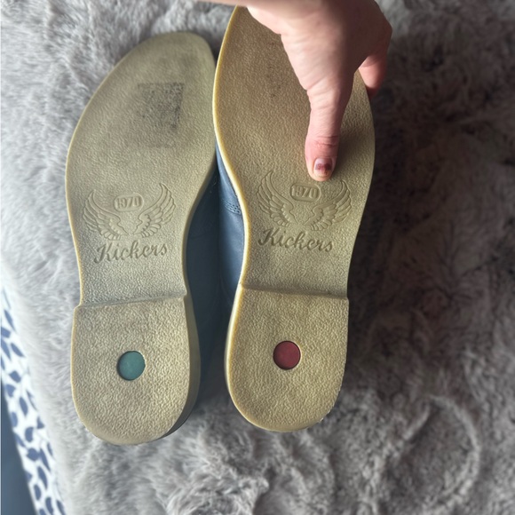 Kicker’s Light Blue Leather Stitching Men’s Lace Up Oxford Shoes Size 10 *Flaw* - Picture 15 of 15